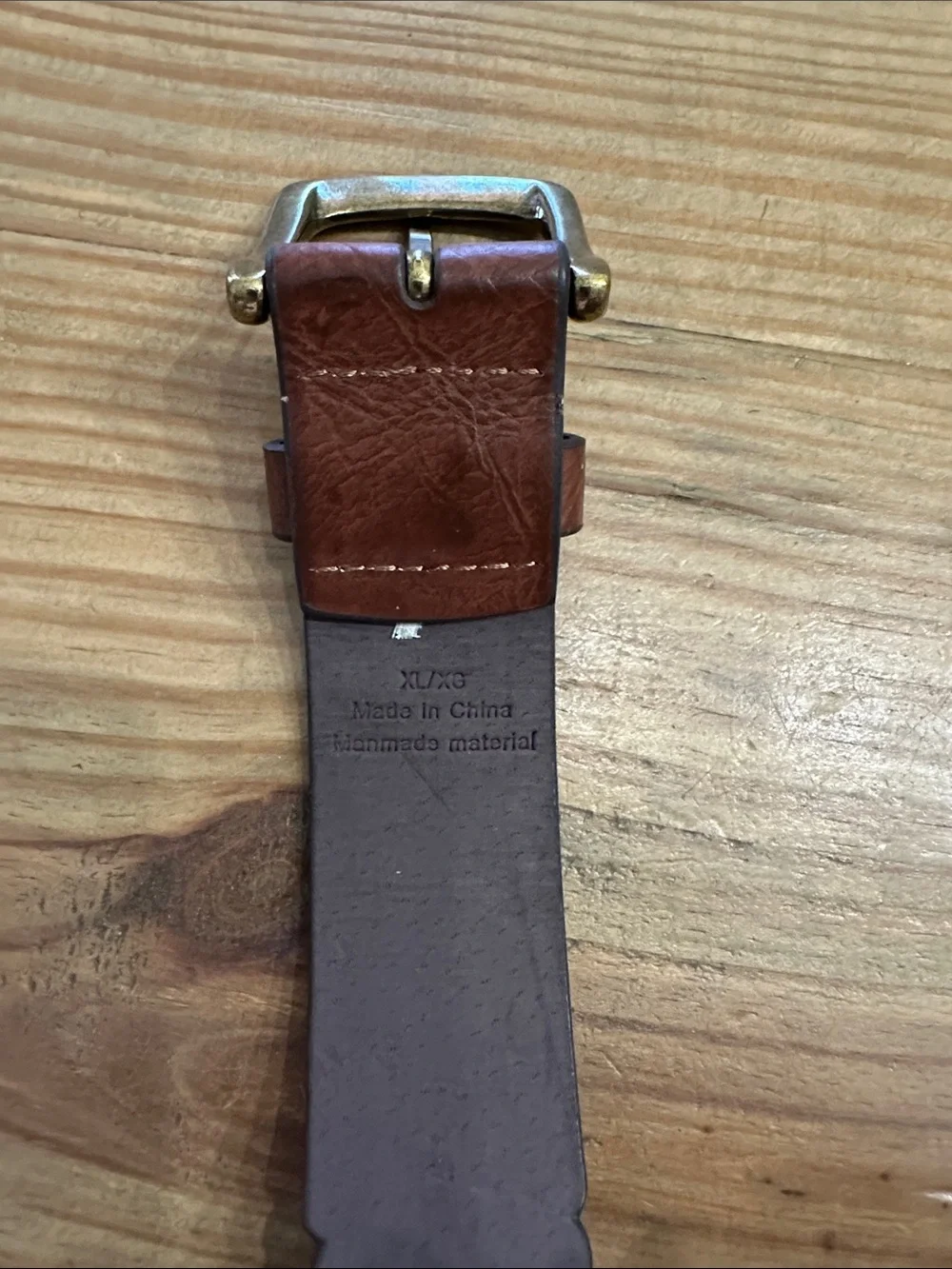 Women’s Brown Leather Floral Cutout Belt - Classic Casual Style